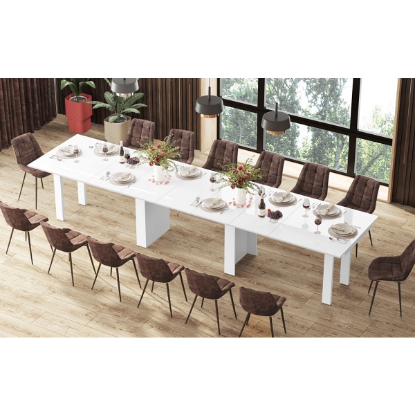 Stół rozkłady MAGRO 170 - Wariant Kolorystyczny: Biały mat - Hubertus